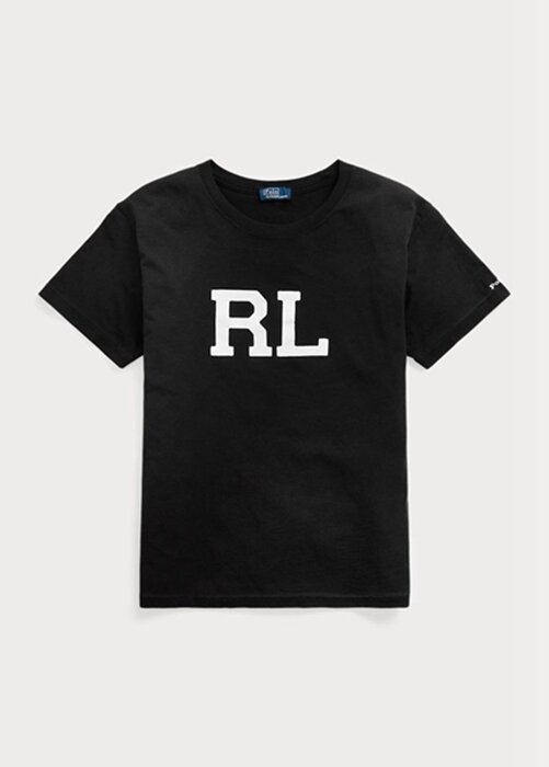 Black Women’s Ralph Lauren Rl Logo Jersey T Shirts Black Women’s Ralph Lauren Rl Logo Jersey T Shirts