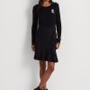 Black Women’s Ralph Lauren Ruffle-Trim Ponte Skirts Black Women’s Ralph Lauren Ruffle-Trim Ponte Skirts