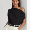 Black Women’s Ralph Lauren Stretch Jersey Tops Black Women’s Ralph Lauren Stretch Jersey Tops