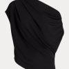 Black Women’s Ralph Lauren Stretch Jersey Tops Black Women’s Ralph Lauren Stretch Jersey Tops