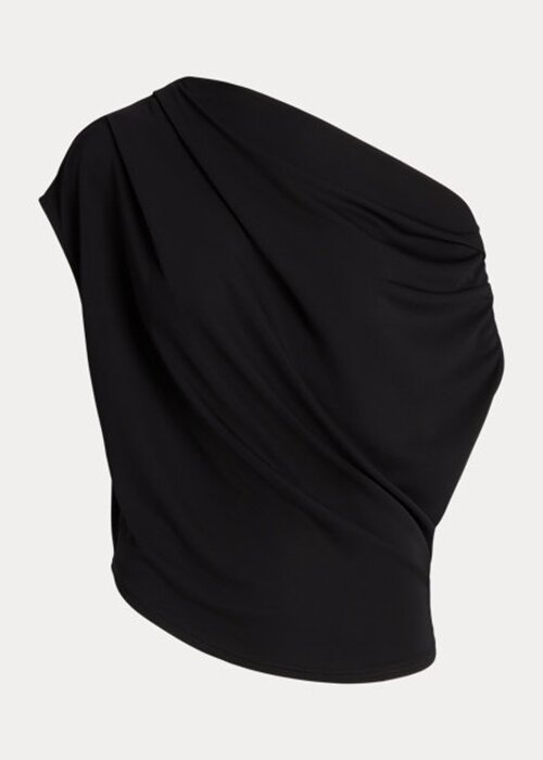 Black Women’s Ralph Lauren Stretch Jersey Tops Black Women’s Ralph Lauren Stretch Jersey Tops