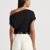 Black Women’s Ralph Lauren Stretch Jersey Tops Black Women’s Ralph Lauren Stretch Jersey Tops