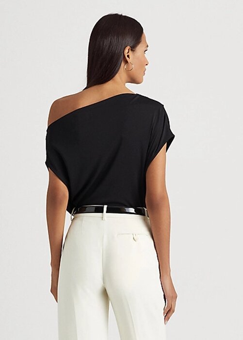 Black Women’s Ralph Lauren Stretch Jersey Tops Black Women’s Ralph Lauren Stretch Jersey Tops