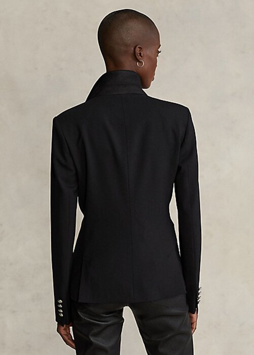 Black Women’s Ralph Lauren Stretch Wool Blazers Black Women’s Ralph Lauren Stretch Wool Blazers