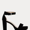Black Women’s Ralph Lauren Sylvia Velvet Heels Black Women’s Ralph Lauren Sylvia Velvet Heels