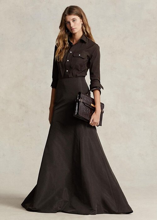 Black Women’s Ralph Lauren Taffeta Mermaid Maxiskirt Skirts Black Women’s Ralph Lauren Taffeta Mermaid Maxiskirt Skirts