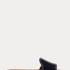 Black Women’s Ralph Lauren Vachetta Leather Slippers Black Women’s Ralph Lauren Vachetta Leather Slippers