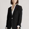 Black Women’s Ralph Lauren Wool-Blend Blazers Black Women’s Ralph Lauren Wool-Blend Blazers