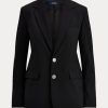 Black Women’s Ralph Lauren Wool-Blend Blazers Black Women’s Ralph Lauren Wool-Blend Blazers