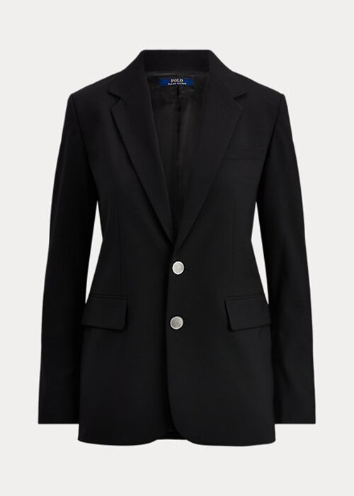 Black Women’s Ralph Lauren Wool-Blend Blazers Black Women’s Ralph Lauren Wool-Blend Blazers