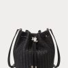 Black Women’s Ralph Lauren Woven Medium Andie Handbag Black Women’s Ralph Lauren Woven Medium Andie Handbag