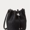 Black Women’s Ralph Lauren Woven Medium Andie Handbag Black Women’s Ralph Lauren Woven Medium Andie Handbag