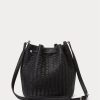 Black Women’s Ralph Lauren Woven Medium Andie Handbag Black Women’s Ralph Lauren Woven Medium Andie Handbag