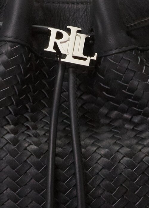 Black Women’s Ralph Lauren Woven Medium Andie Handbag Black Women’s Ralph Lauren Woven Medium Andie Handbag