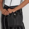 Black Women’s Ralph Lauren Woven Medium Andie Handbag Black Women’s Ralph Lauren Woven Medium Andie Handbag