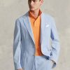 Blue Men’s Ralph Lauren Chambray Suit Blazers Blue Men’s Ralph Lauren Chambray Suit Blazers