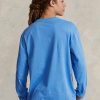 Blue Men’s Ralph Lauren Classic Fit Polo Sport Jersey T Shirts