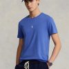 Blue Men’s Ralph Lauren Custom Slim Fit Crewneck T Shirts Blue Men’s Ralph Lauren Custom Slim Fit Crewneck T Shirts