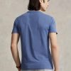 Blue Men’s Ralph Lauren Custom Slim Fit Crewneck T Shirts Blue Men’s Ralph Lauren Custom Slim Fit Crewneck T Shirts