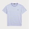 Blue Men’s Ralph Lauren Custom Slim Fit Striped Jersey T Shirts Blue Men’s Ralph Lauren Custom Slim Fit Striped Jersey T Shirts