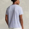 Blue Men’s Ralph Lauren Custom Slim Fit Striped Jersey T Shirts Blue Men’s Ralph Lauren Custom Slim Fit Striped Jersey T Shirts