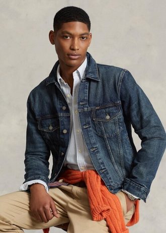 Blue Men’s Ralph Lauren Denim Trucker Jackets