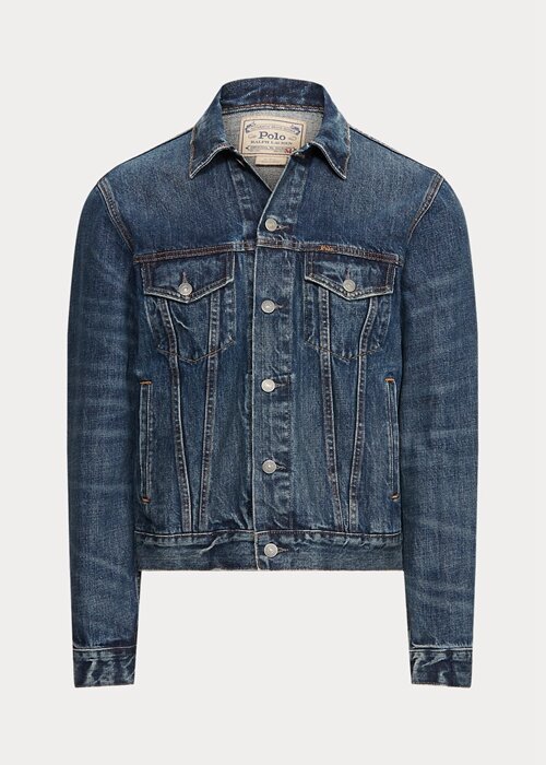 Blue Men’s Ralph Lauren Denim Trucker Jackets Blue Men’s Ralph Lauren Denim Trucker Jackets