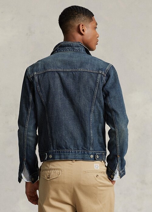 Blue Men’s Ralph Lauren Denim Trucker Jackets Blue Men’s Ralph Lauren Denim Trucker Jackets