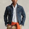 Blue Men’s Ralph Lauren Denim Trucker Jackets Blue Men’s Ralph Lauren Denim Trucker Jackets