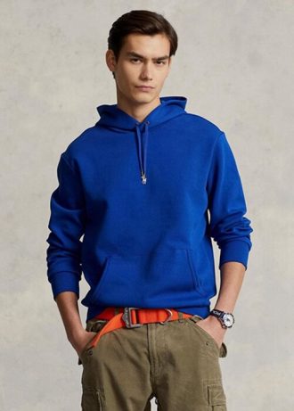 Blue Men’s Ralph Lauren Double-knit   Hoodie
