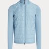 Blue Men’s Ralph Lauren Hybrid Mockneck Jackets Blue Men’s Ralph Lauren Hybrid Mockneck Jackets