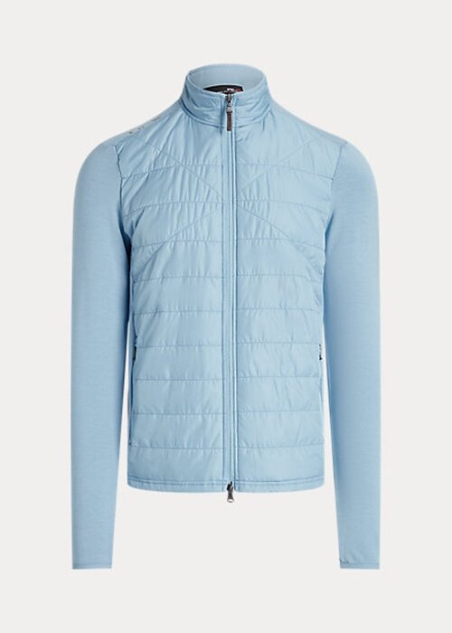 Blue Men’s Ralph Lauren Hybrid Mockneck Jackets Blue Men’s Ralph Lauren Hybrid Mockneck Jackets