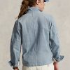 Blue Men’s Ralph Lauren Micro-Check Indigo Denim Jackets Blue Men’s Ralph Lauren Micro-Check Indigo Denim Jackets