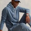 Blue Men’s Ralph Lauren Organic Cotton Fleece Hoodie Blue Men’s Ralph Lauren Organic Cotton Fleece Hoodie