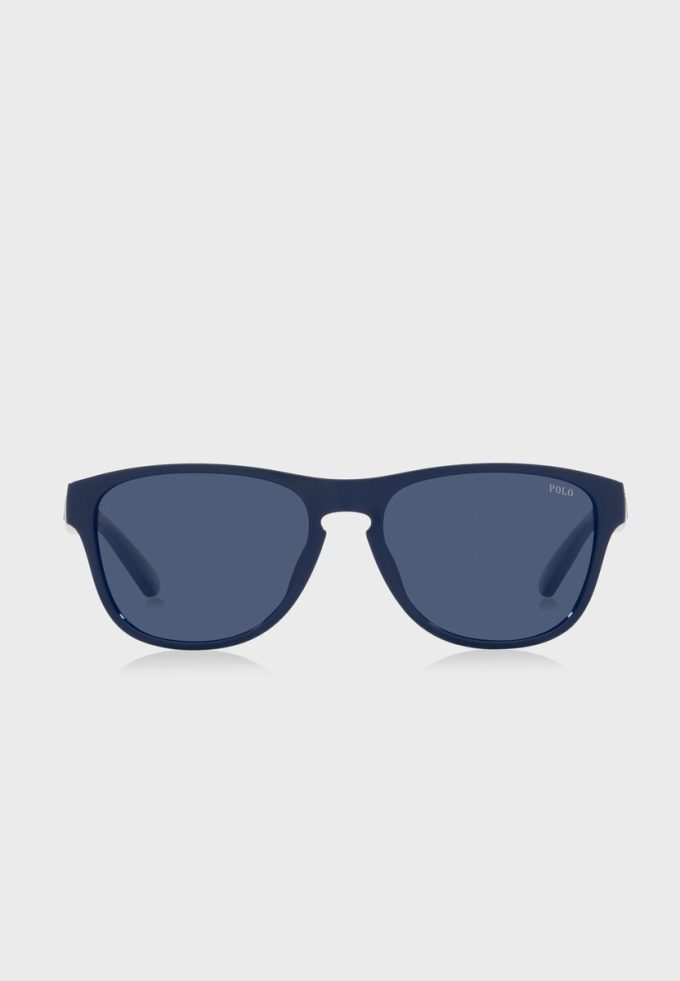 Blue Men’s Ralph Lauren Oval Sunglasses Blue Men’s Ralph Lauren Oval Sunglasses