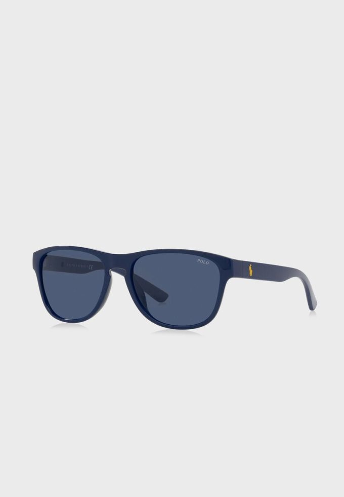 Blue Men’s Ralph Lauren Oval Sunglasses Blue Men’s Ralph Lauren Oval Sunglasses