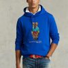 Blue Men’s Ralph Lauren Polo Bear Fleece Hoodie Blue Men’s Ralph Lauren Polo Bear Fleece Hoodie