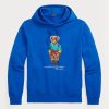 Blue Men’s Ralph Lauren Polo Bear Fleece Hoodie Blue Men’s Ralph Lauren Polo Bear Fleece Hoodie