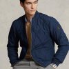Blue Men’s Ralph Lauren Quilted Bomber Jackets Blue Men’s Ralph Lauren Quilted Bomber Jackets