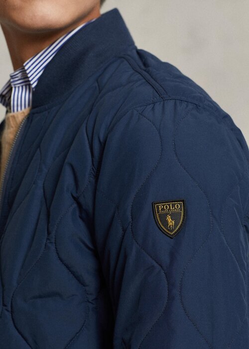 Blue Men’s Ralph Lauren Quilted Bomber Jackets Blue Men’s Ralph Lauren Quilted Bomber Jackets