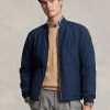 Blue Men’s Ralph Lauren Quilted Bomber Jackets Blue Men’s Ralph Lauren Quilted Bomber Jackets