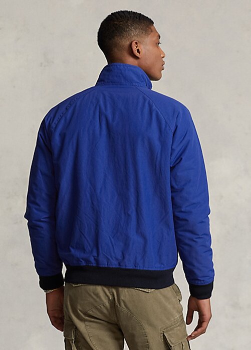 Blue Men’s Ralph Lauren Raglan-Sleeve Jackets Blue Men’s Ralph Lauren Raglan-Sleeve Jackets