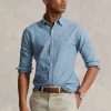 Blue Men’s Ralph Lauren Slim Fit Chambray Shirts Blue Men’s Ralph Lauren Slim Fit Chambray Shirts