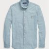 Blue Men’s Ralph Lauren Slim Fit Chambray Shirts Blue Men’s Ralph Lauren Slim Fit Chambray Shirts