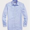 Blue Men’s Ralph Lauren Striped Poplin Formal Shirts Blue Men’s Ralph Lauren Striped Poplin Formal Shirts