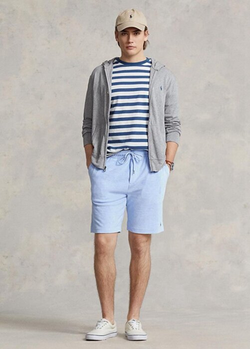 Blue Men’s Ralph Lauren Terry Drawstring Shorts Blue Men’s Ralph Lauren Terry Drawstring Shorts