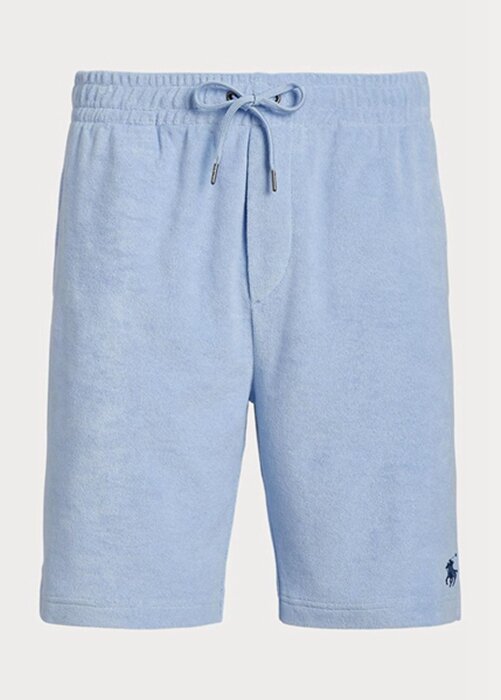 Blue Men’s Ralph Lauren Terry Drawstring Shorts Blue Men’s Ralph Lauren Terry Drawstring Shorts