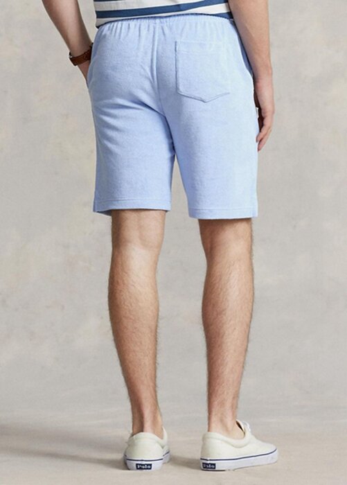 Blue Men’s Ralph Lauren Terry Drawstring Shorts Blue Men’s Ralph Lauren Terry Drawstring Shorts