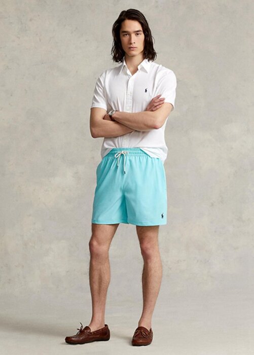 Blue Men’s Ralph Lauren Traveller Swimming Trunk Shorts Blue Men’s Ralph Lauren Traveller Swimming Trunk Shorts
