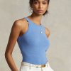 Blue Women’s Ralph Lauren Cashmere Tanks Blue Women’s Ralph Lauren Cashmere Tanks